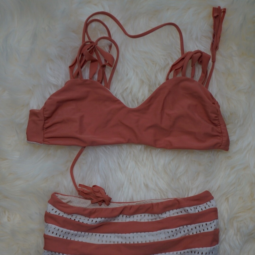 Acacia Krobokan Top & Madrid Bottoms in Papaya
